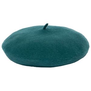 Wool Marine Aqua French Beret Hat